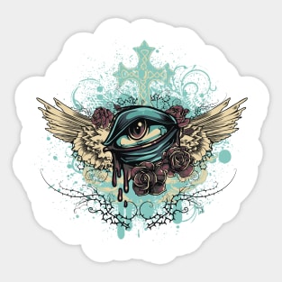 Eye Art Sticker